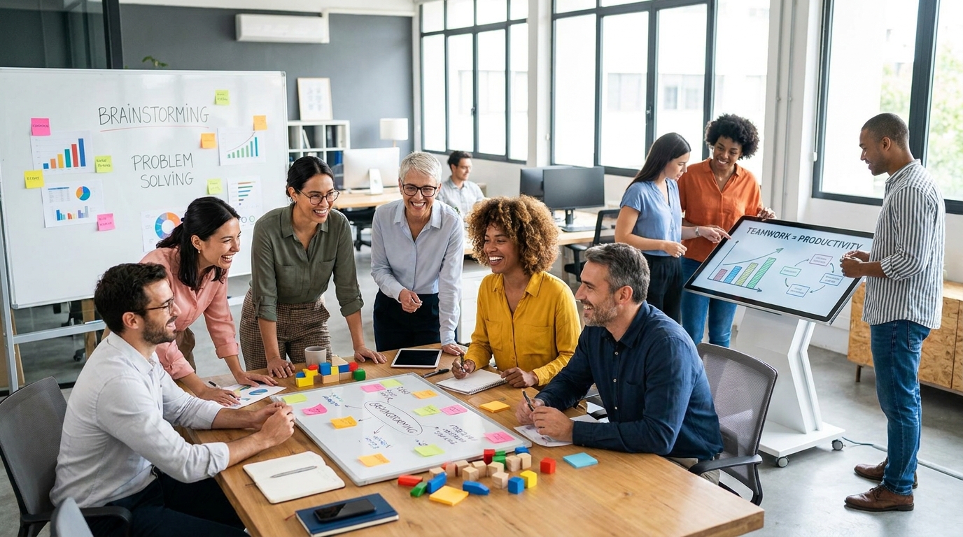 How Team Building Improves Workplace Productivity